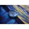 Zegarek drewniany Plank Mimas z tarczą w odcieniach indygo