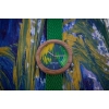 Zegarek drewniany Plank Talassa w kolorach wiosennej świeżości